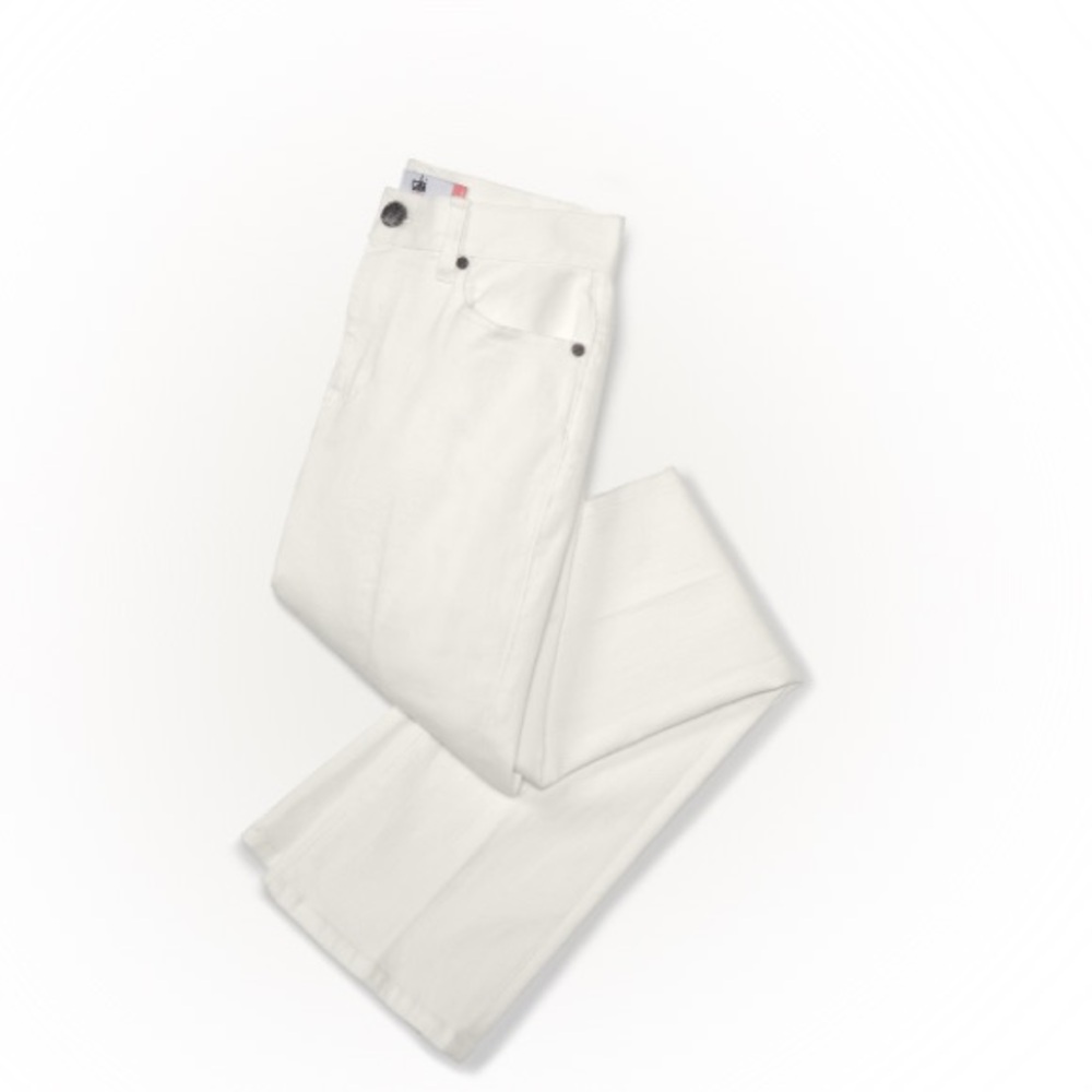 CAbi White Trouser Jeans (5880R) - Size 14